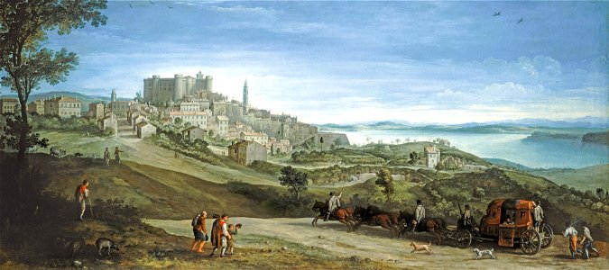 Paul Bril - View of Bracciano - Google Art Project