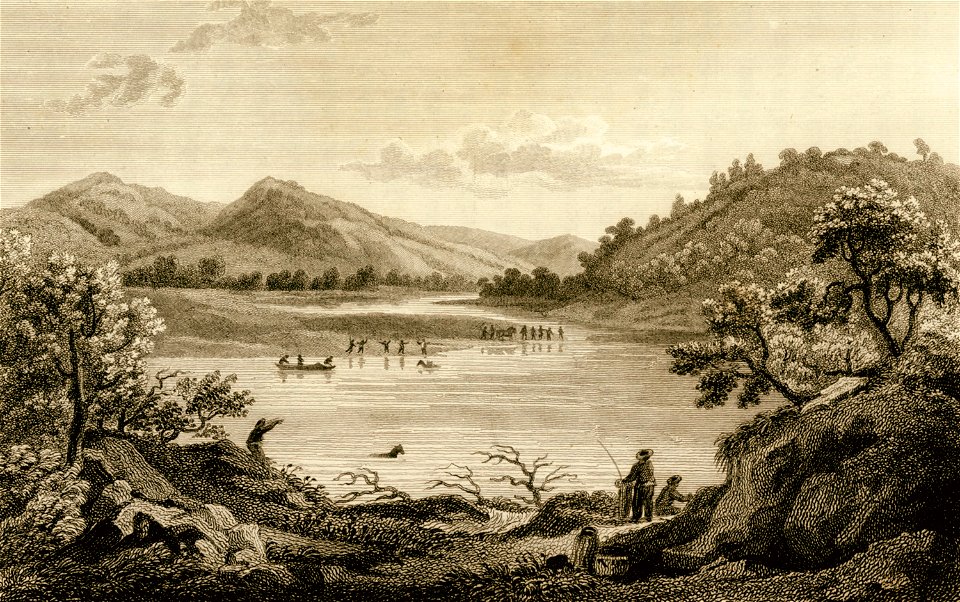 Passage of the Alpheios near Phrixa - Dodwell Edward - 1819