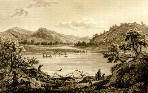 Passage of the Alpheios near Phrixa - Dodwell Edward - 1819