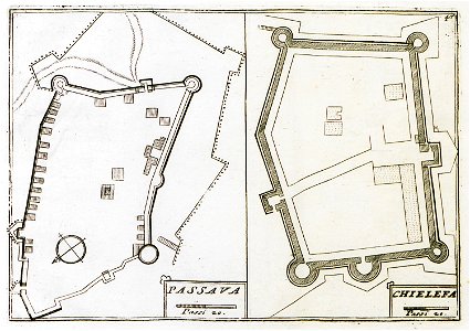 Passava Chielefa - Coronelli Vincenzo Maria - 1708