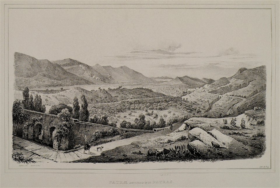 Patrae aujourd'hui Patras - Stackelberg Otto Magnus Von - 1834