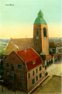 Pastorat und Petruskirche in der Wik (Kiel 27.859)