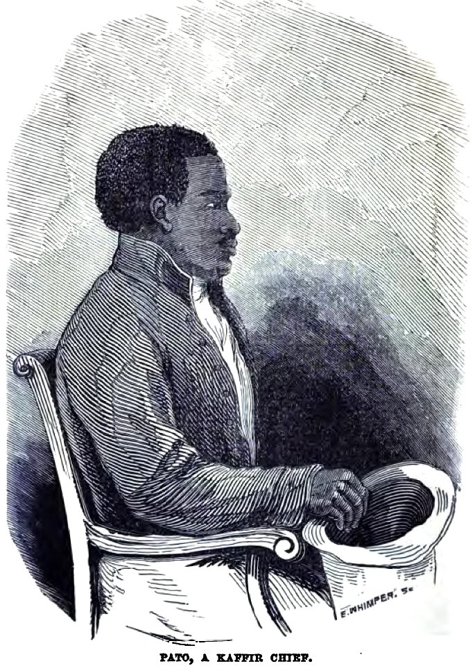 Pato, A Kaffir Chief (July 1852, p.72, IX) - Copy