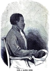 Pato, A Kaffir Chief (July 1852, p.72, IX) - Copy