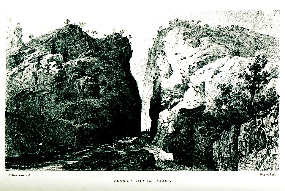Pass of Haghia Roumeli - Pashley Robert - 1837