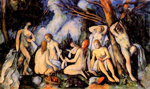 Paul Cezanne Les grandes baigneuses