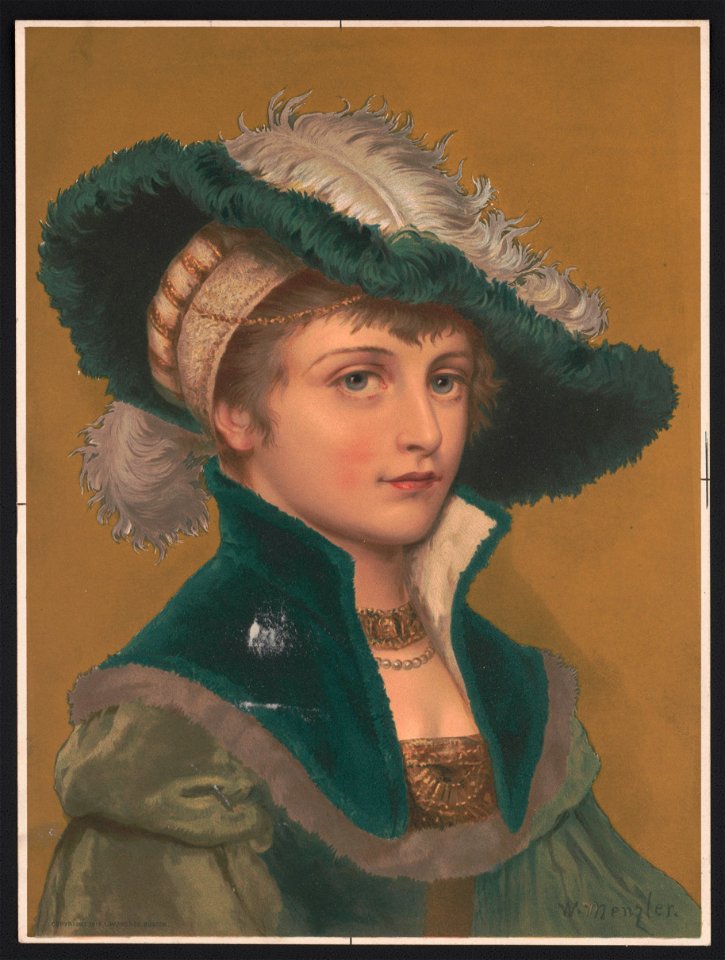 Patrician, female head - W. Menzler ; after W. Menzler. LCCN2016652321