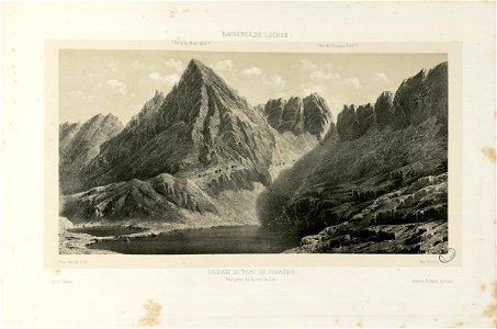 Passage du Port de Vénasque - Vue prise de la rive du Lac - Fonds Ancely - B315556101 A PETIT 3 016