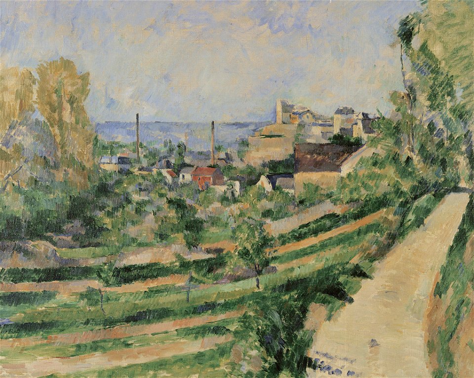 Paul Cézanne - L'Estaque, the Village and the Sea - Rosengart collection