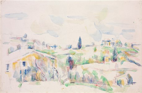 Paul Cézanne - Landscape in Provence - Google Art Project