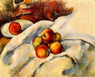Paul Cezanne Apples on a Sheet. Free illustration for personal and commercial use.