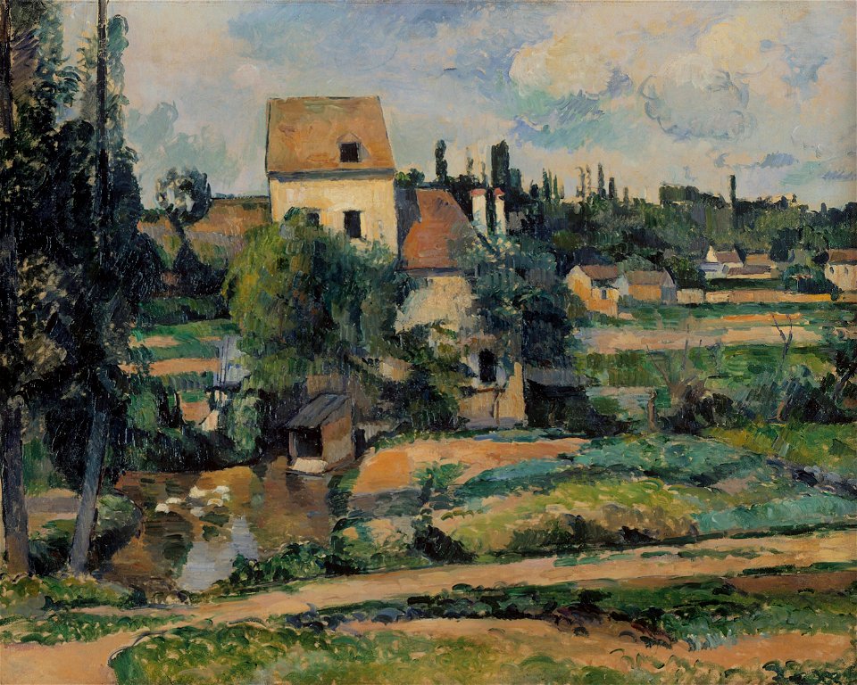 Paul Cézanne - Le moulin sur la Couleuvre à Pontoise - Google Art Project