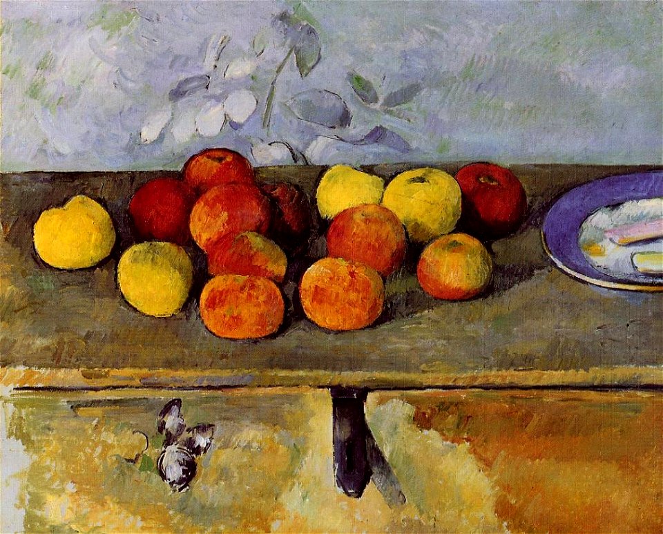 Paul Cezanne Apples and Biscuits
