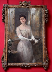 Paul Chabas - Portrait de la femme de l'artiste 01