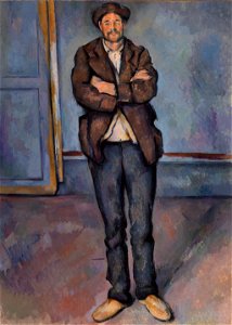 Paul Cézanne - Peasant Standing with Arms Crossed (Paysan debout, les bras croisés) - BF209 - Barnes Foundation