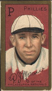 Patrick J. Moran, Philadelphia Phillies, baseball card portrait LCCN2008677395