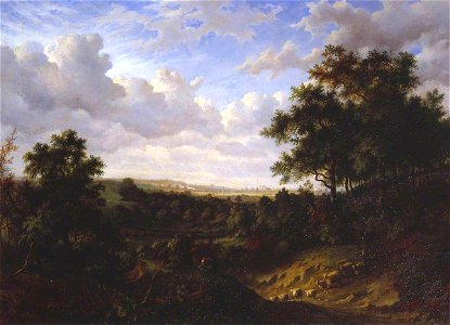 Patrick Nasmyth (1787-1831) - View on the Thames, Greenwich in the Distance - N05797 - National Gallery