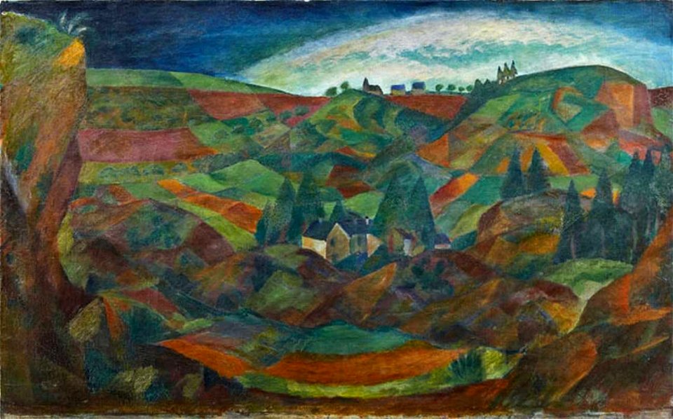 Paul Adolf Seehaus Große Eifellandschaft 1916