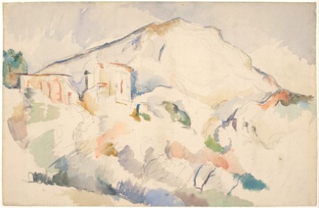 Paul Cézanne - Château Noir and Mont Sainte-Victoire, c. 1890-1895 - Google Art Project