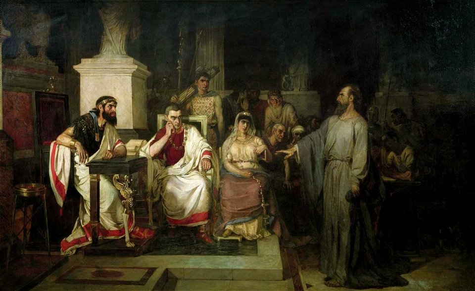 Paul and king Agrippa
