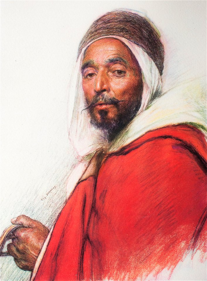 Pastel 26, Algerian Spahi, Mohamed Osman from Oran