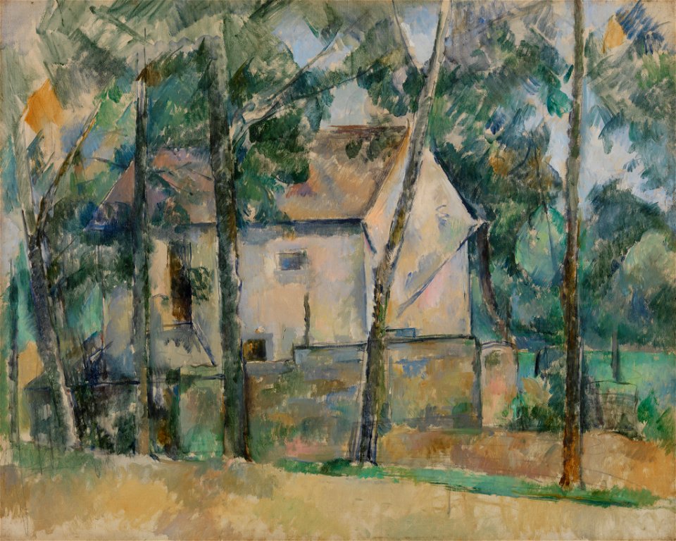 Paul Cézanne - House and Trees (Maison et arbres) - BF89 - Barnes Foundation
