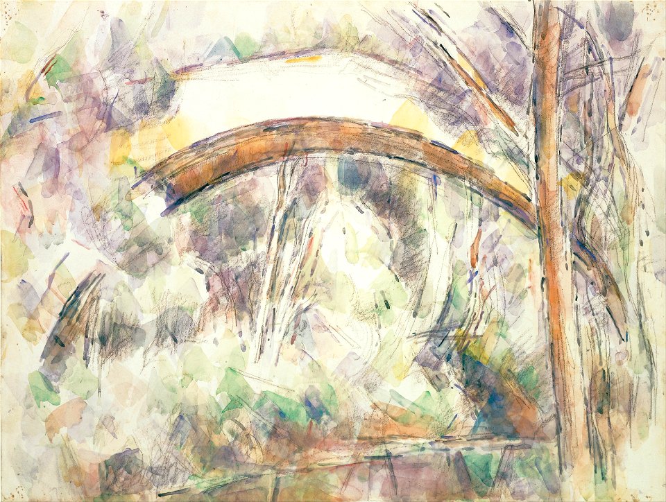 Paul Cézanne - The Bridge of Trois-Sautets - Google Art Project