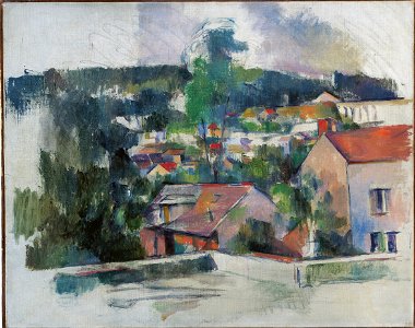 Paul Cézanne - Landscape - Google Art Project. Free illustration for personal and commercial use.