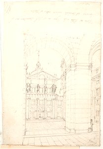 Patio de los Reyes del Monasterio del Escorial en Madrid
