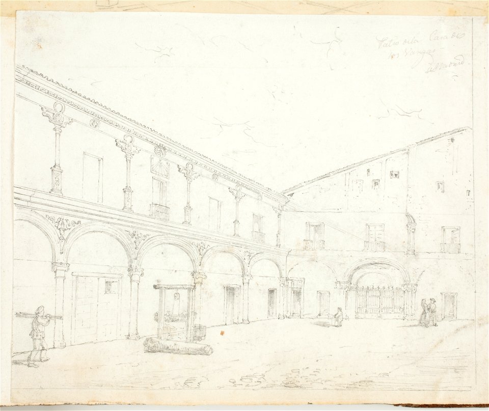 Patio de la Casa de los Vargas en Madrid
