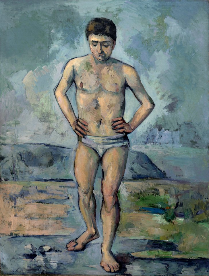 Paul Cézanne - Le Grand Baigneur - Google Art Project