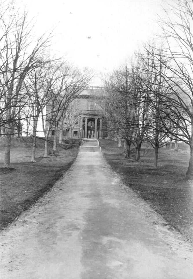 Path to Ballou Hall, c. 1860