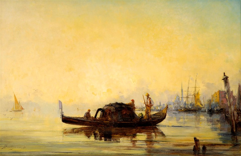 Paul Bistagne Gondoliere Veneziano