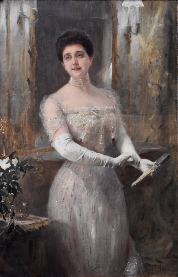 Paul Chabas - Portrait de la femme de l'artiste 02