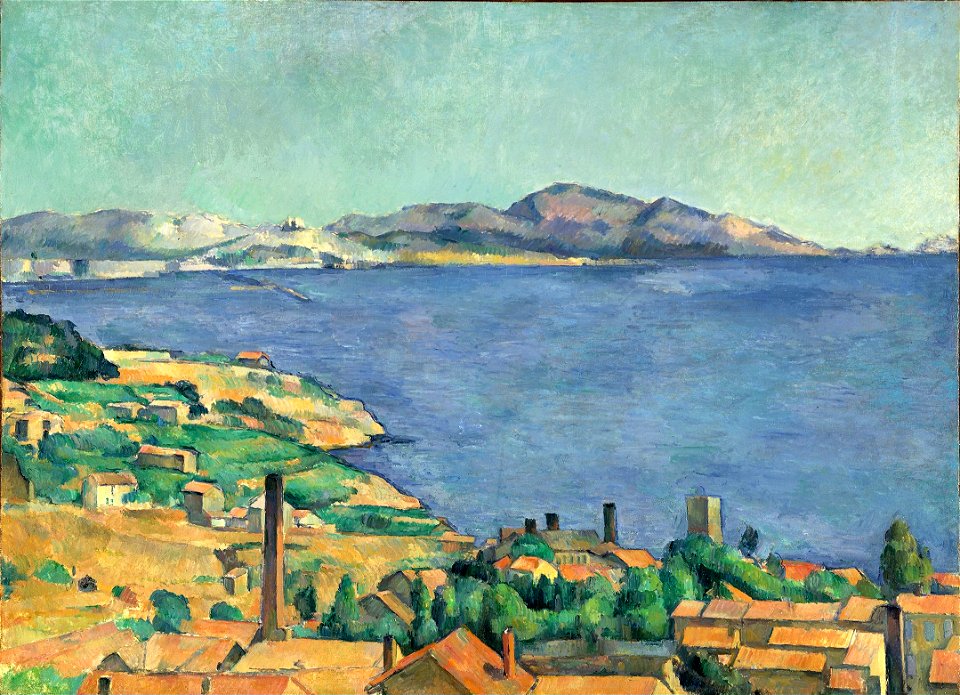 Paul Cezanne, The Gulf of Marseilles Seen from L'Estaque, c1885