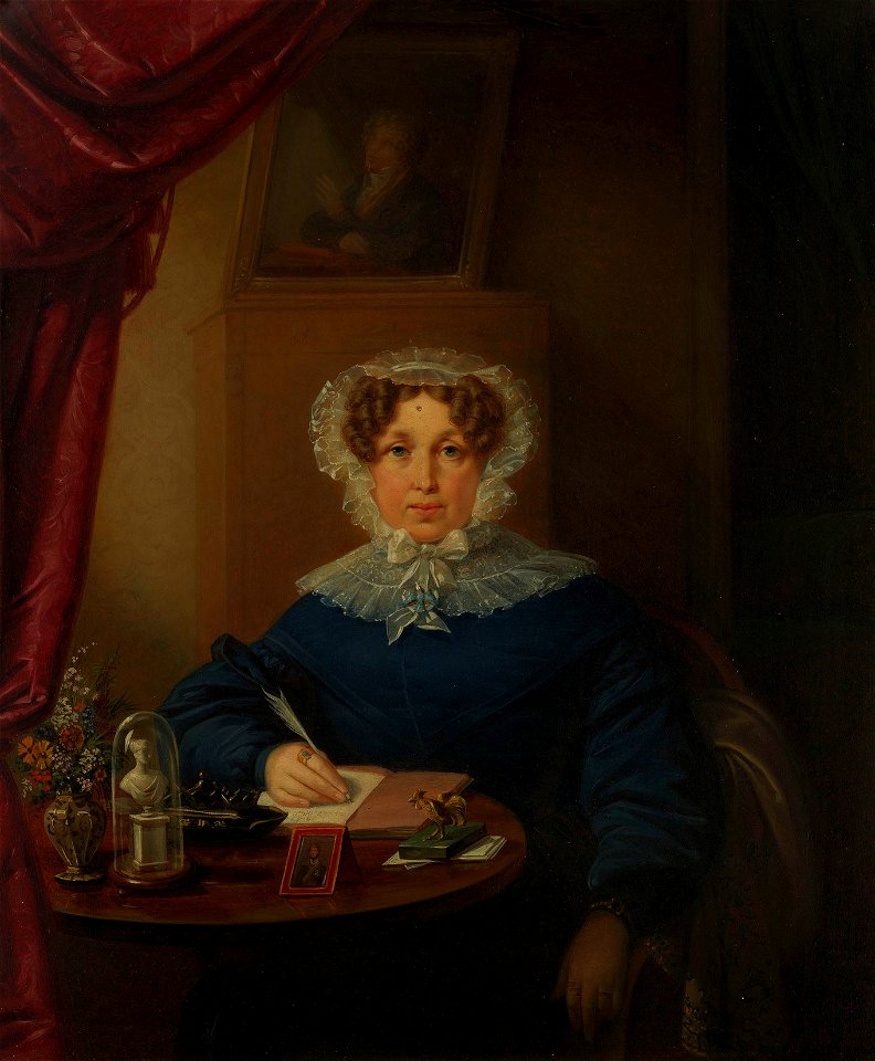 Paul Emil Jacobs (1802-66) - Caroline, Princess of Hesse-Cassel, Dowager Duchess of Saxe-Gotha (1771-1848) - RCIN 404606 - Royal Collection