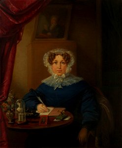 Paul Emil Jacobs (1802-66) - Caroline, Princess of Hesse-Cassel, Dowager Duchess of Saxe-Gotha (1771-1848) - RCIN 404606 - Royal Collection