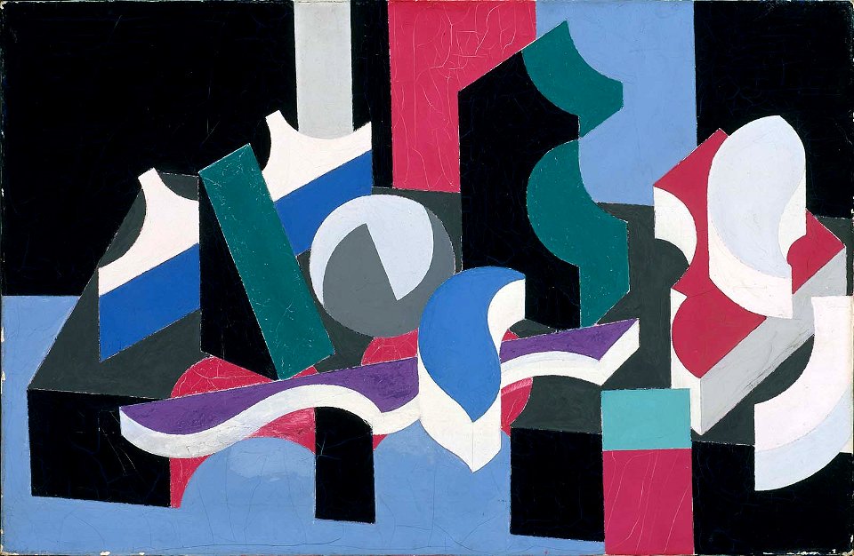 Patrick Henry Bruce - Forms (Peinture) - 1990.386 - Museum of Fine Arts