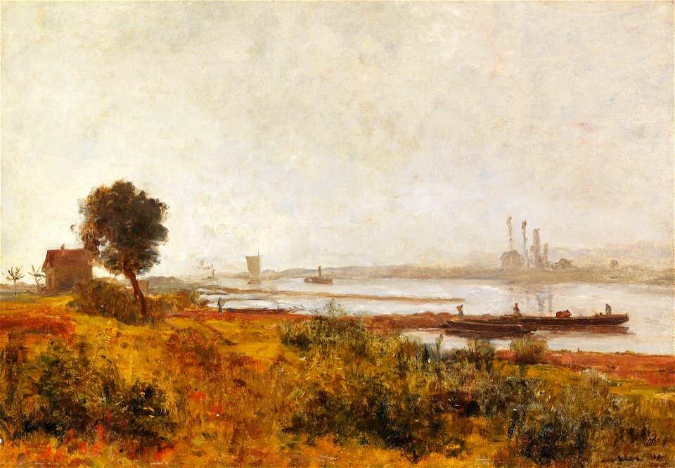 Paul Baum Flusslandschaft in Mecklenburg