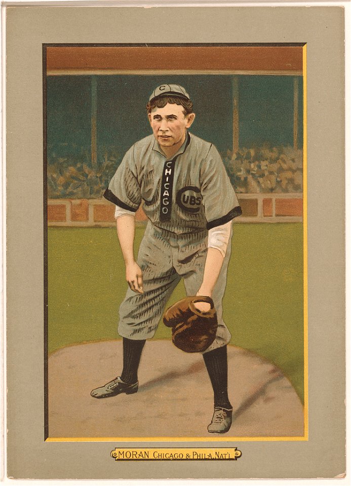 Pat Moran, Chicago Cubs, Philadelphia Phillies, baseball card portrait LCCN2007685612