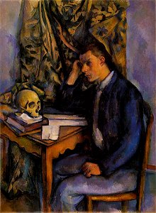 Paul Cezanne Jeune homme a la tete de mort