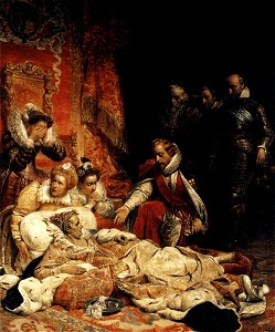 Paul Delaroche - The Death of Elizabeth I, Queen of England - WGA6262