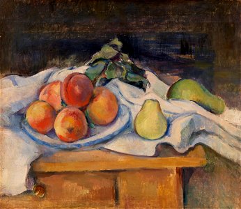 Paul Cézanne - Fruit on a Table (Fruits sur la table) - BF577 - Barnes Foundation