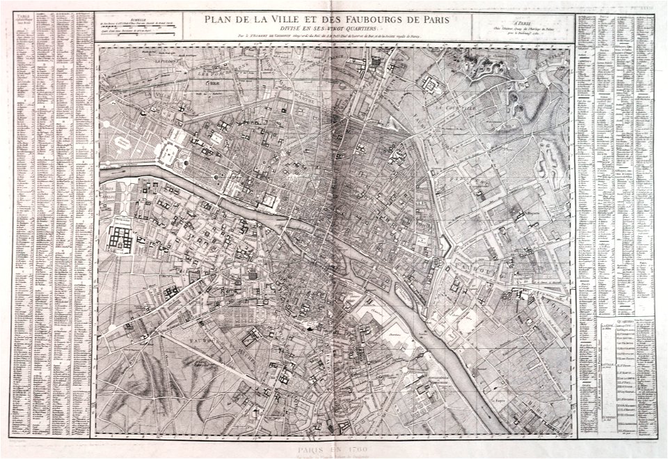 Paul Dujardin, Plan de la ville et des faubourgs de Paris (02) - Paris Musées