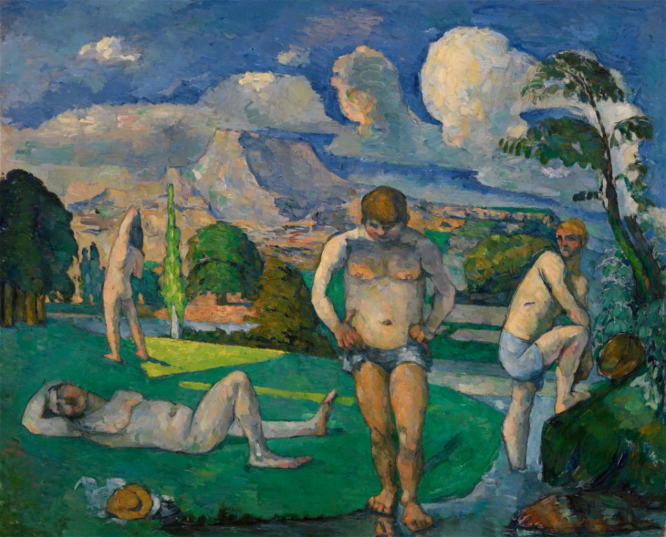 Paul Cézanne - Bathers at Rest (Baigneurs au repos) - BF906 - Barnes Foundation