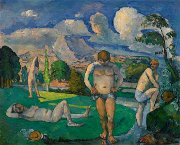 Paul Cézanne - Bathers at Rest (Baigneurs au repos) - BF906 - Barnes Foundation