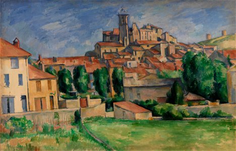 Paul Cézanne - Gardanne (Horizontal View) (Gardanne (vue horizontale)) - BF917 - Barnes Foundation