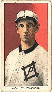 Pat McCauley, Portsmouth Team, baseball card portrait LCCN2008676900