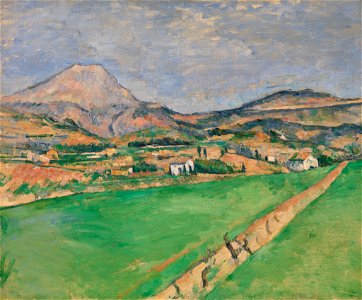 Paul Cézanne - Toward Mont Sainte-Victoire (Vers la Montagne Sainte-Victoire) - BF300 - Barnes Foundation