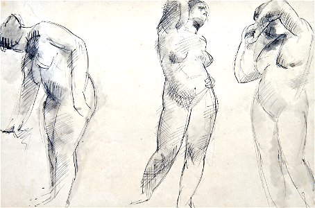 Patkó Nude studying